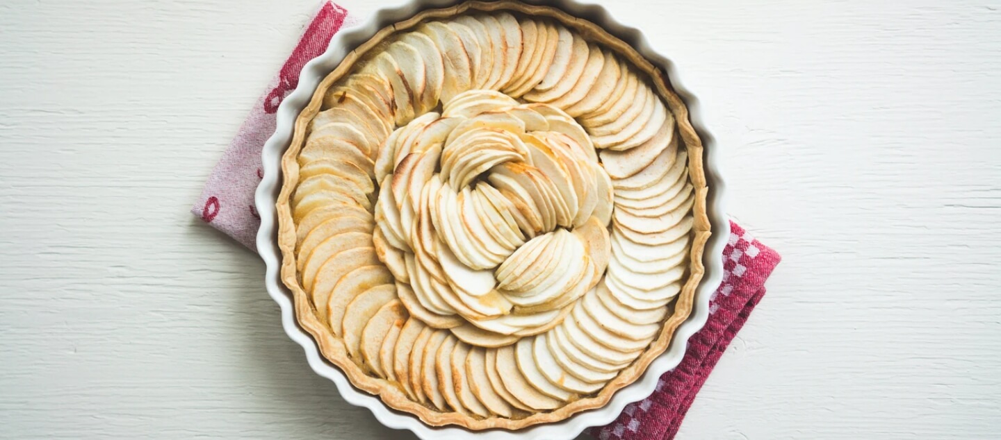 Cinnamon Apple Loaded Tart